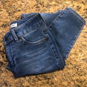 BLUE SPICE JEANS- SZ.0- MED WASH-MID RISE